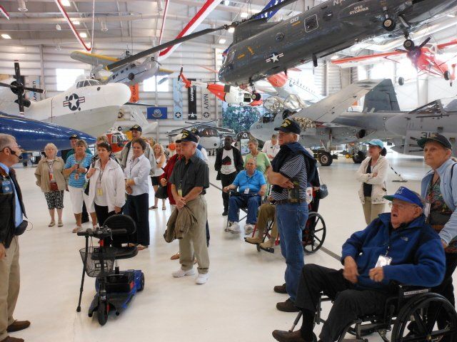 tour group at museum