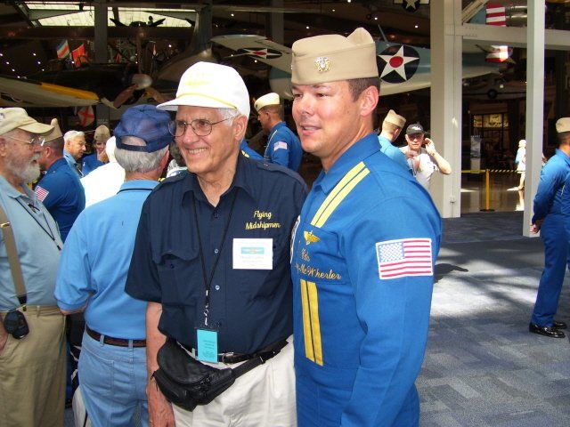 man visiting servicemember