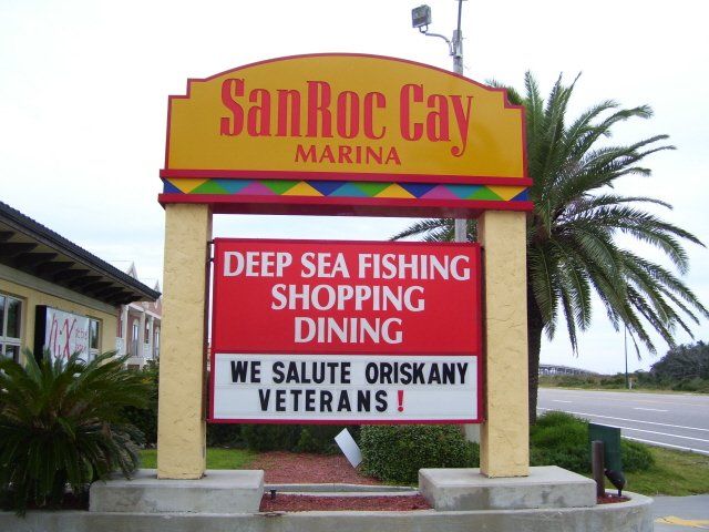 store sign welcoming veterans