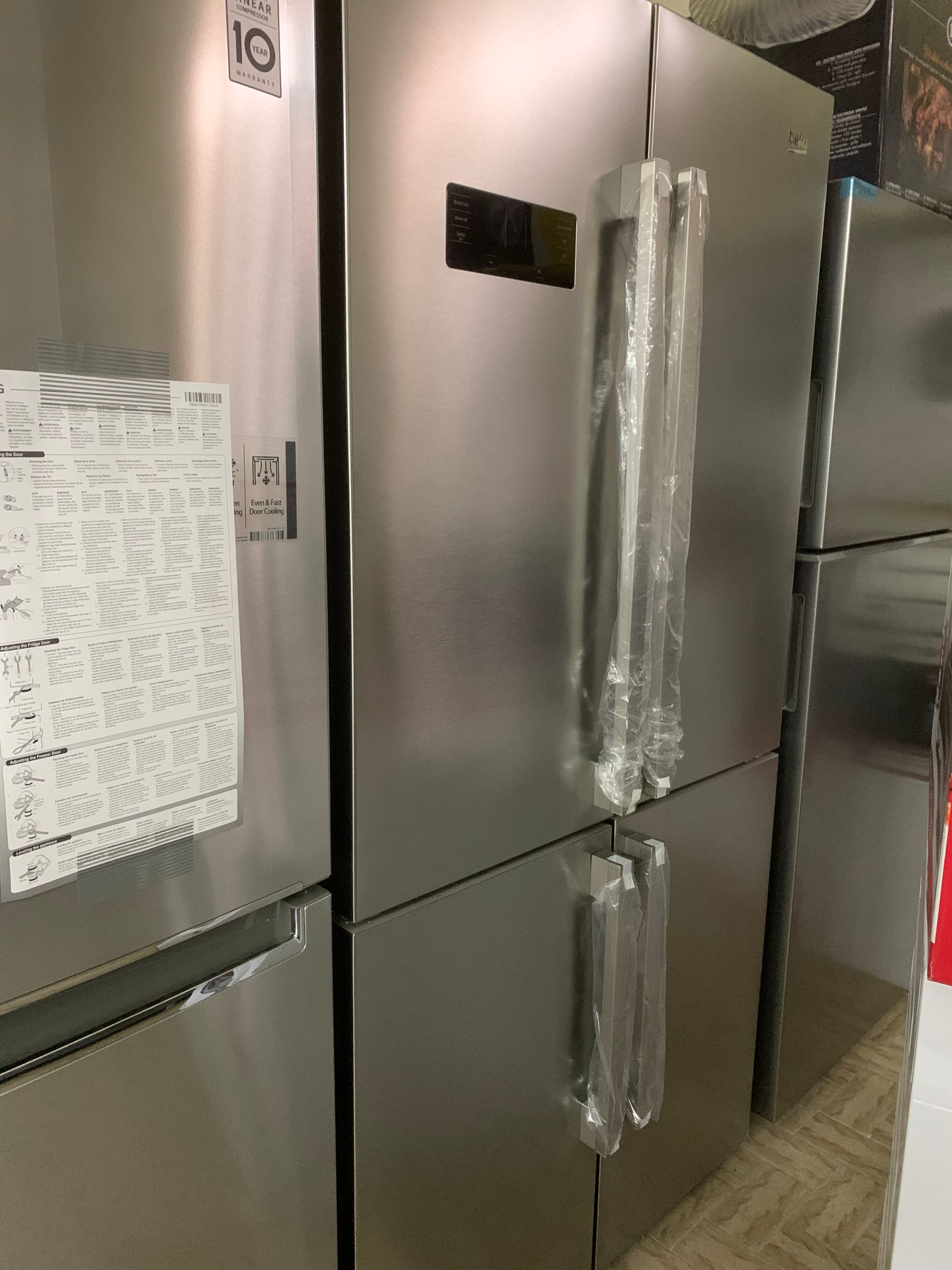 Frigoriferi color argento