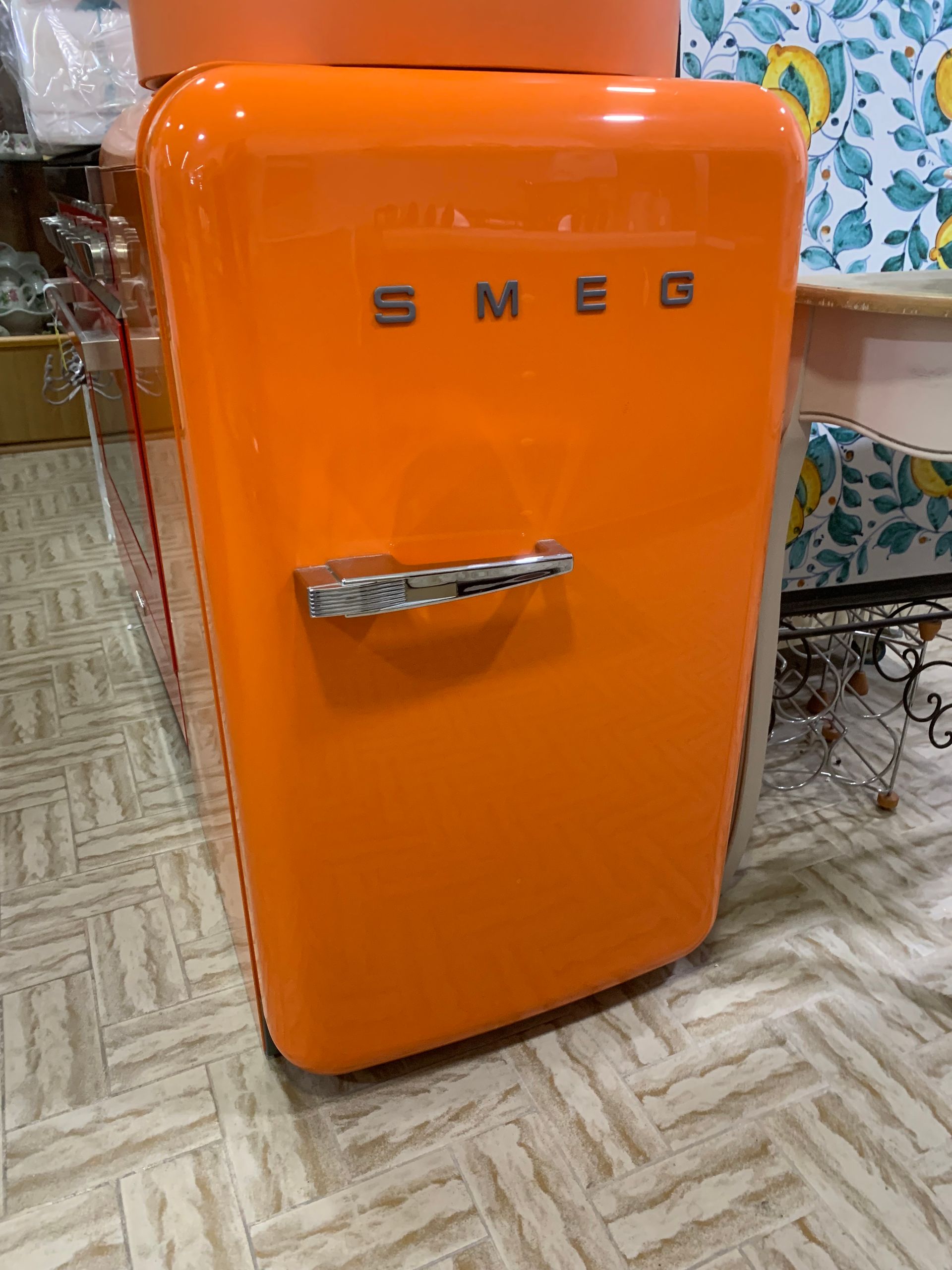 Frigorifero Smeg arancione