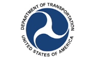 The logo for the department of transportation in the united states of america.