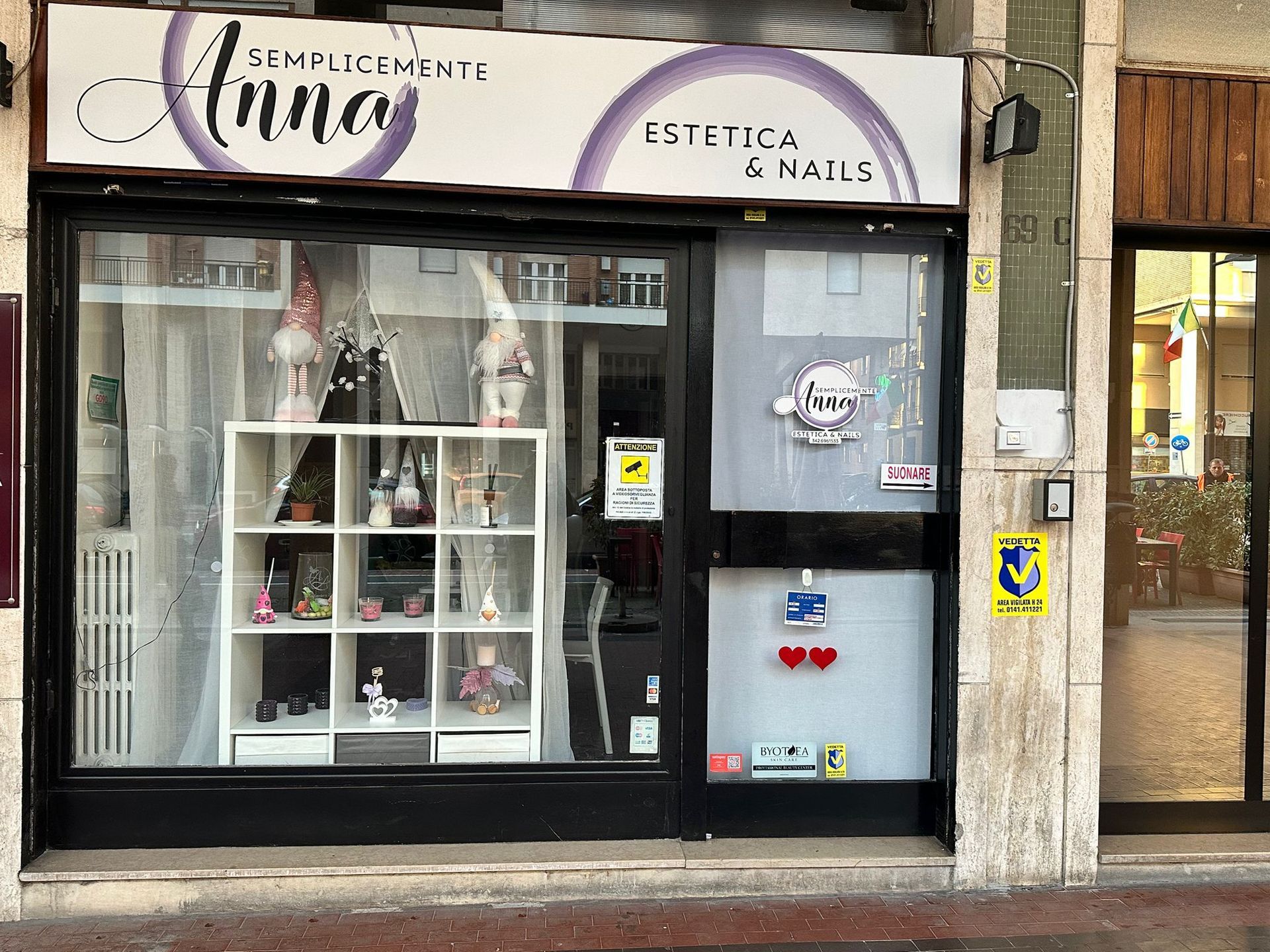 entrata Centro Estetico Semplicemente Anna Cuneo