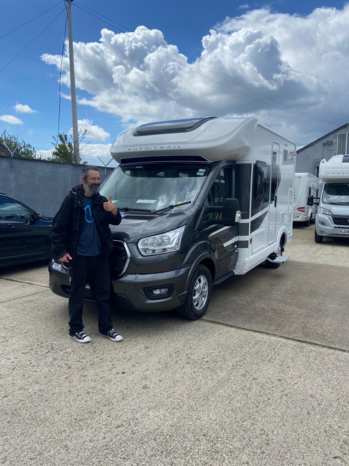 motorhome hire with bike rack, bikes, kitchen, toilet