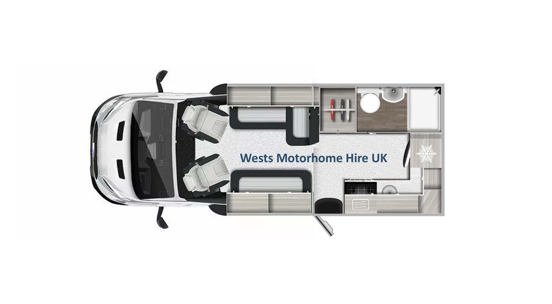 Autotrail Tribute F62 Floor Plan tribute F62 plan layout