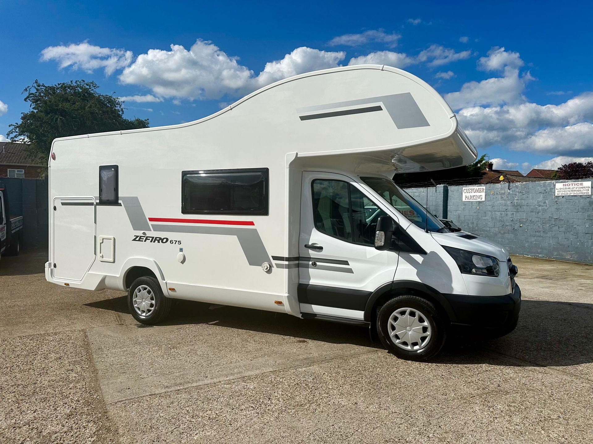 ford roller team zefiro 675 garage motorhome mobile home for sale used second-hand