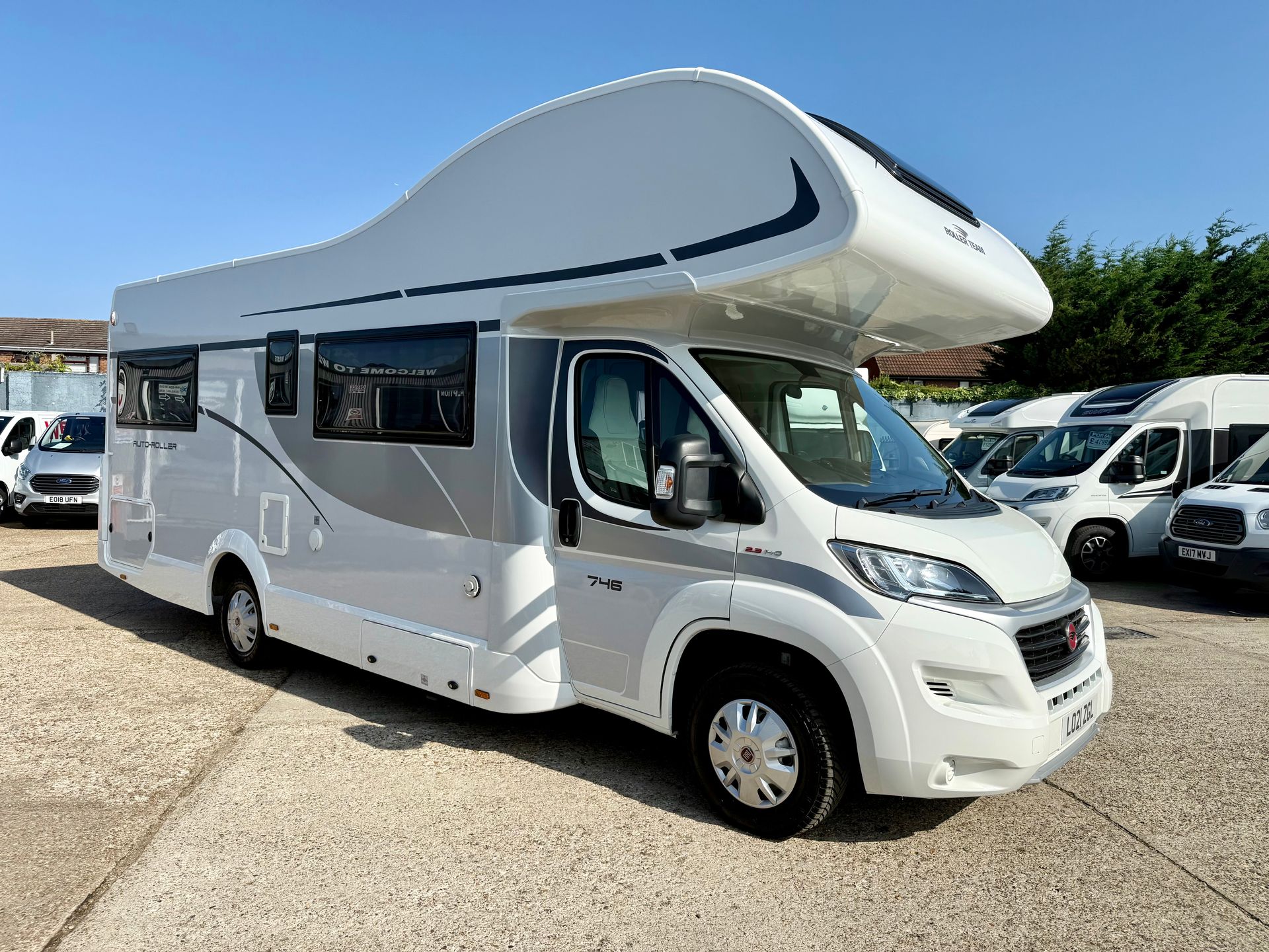 used second hand motorhome for sale roller team auto roller 746 with MANUAL gearbox camper van