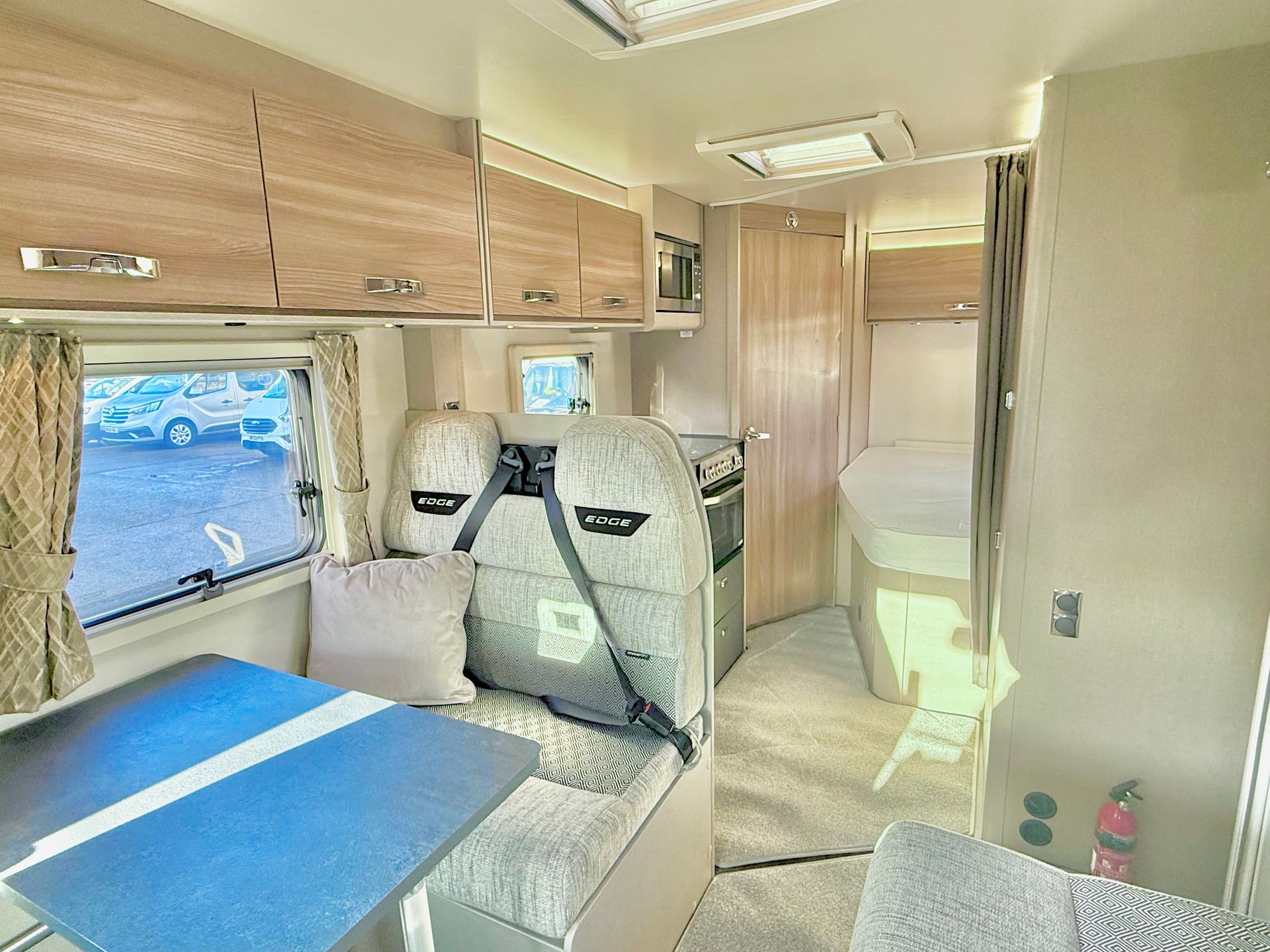 2023 fiat swift edge 464 4 berth motorhome with automatic gearbox for sale used second-hand with spacious living space