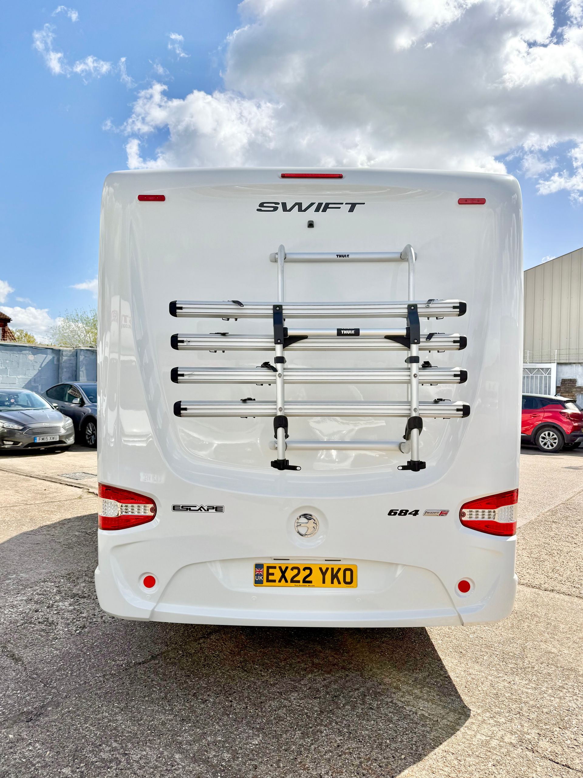 fiat ducato swift escape 684 motorhome for sale used second with automatic transmission for 4 people 4 berth has two single beds or 2 double beds excellent condition