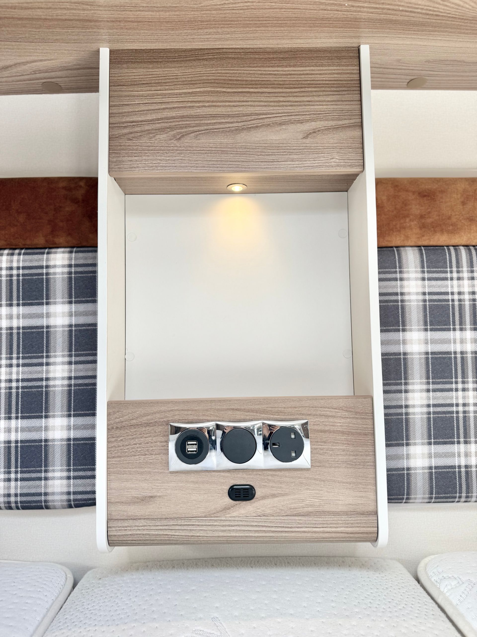 Fiat Ducato Swift Escape 684 - 4 Berth Motorhome For Sale - Automatic Transmission, onboard fixed rear bed, plug sockets, usb sockets