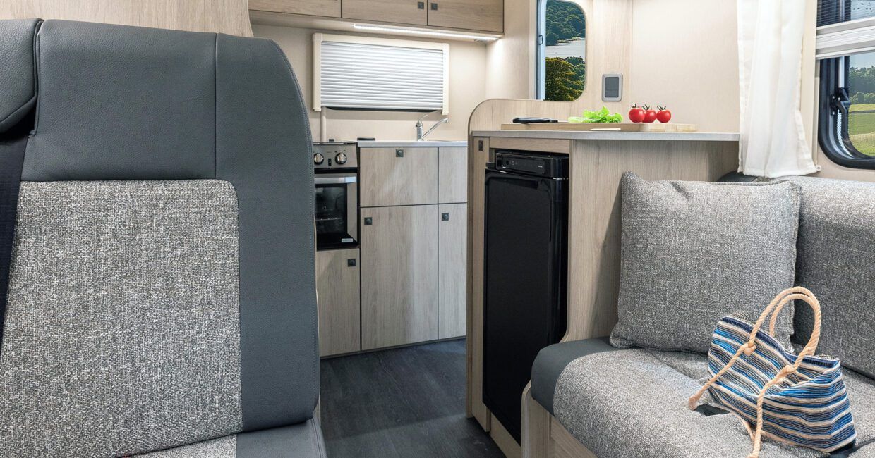 rent a motorhome, for 4 people, Autotrail Expedition C63, family, festival, camping, holidays, dog friendly, with kitchen