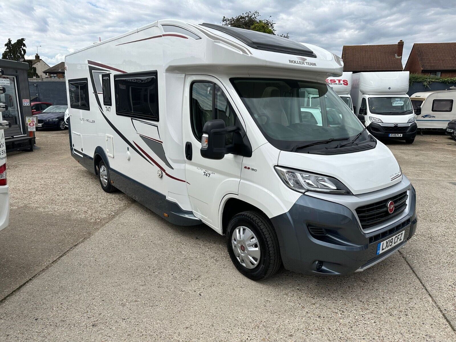 automatic 6 berth motorhome for sale roller team auto roller 747 luxury camper van used secondhand