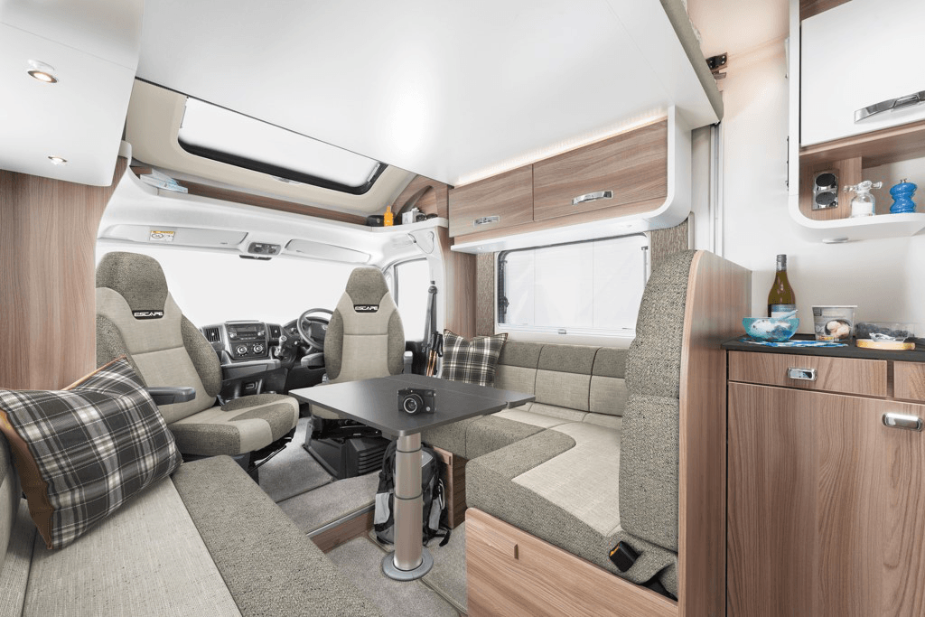 Swift Escape 614 Luxury motorhome hire for 2 to 4 people in london essex uk, motor home holidays, family holidays, touring holidays, motorhome rental, campervan, camper, camping