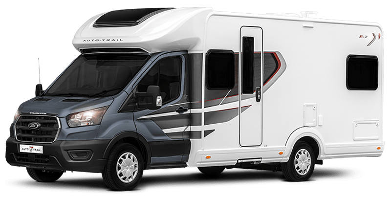 Rent a Autotrial Tribute F74 Automatic motorhome 4 berth for 2, 3, 4 people travel, holiday UK, Europe, island bed, luxury, camping