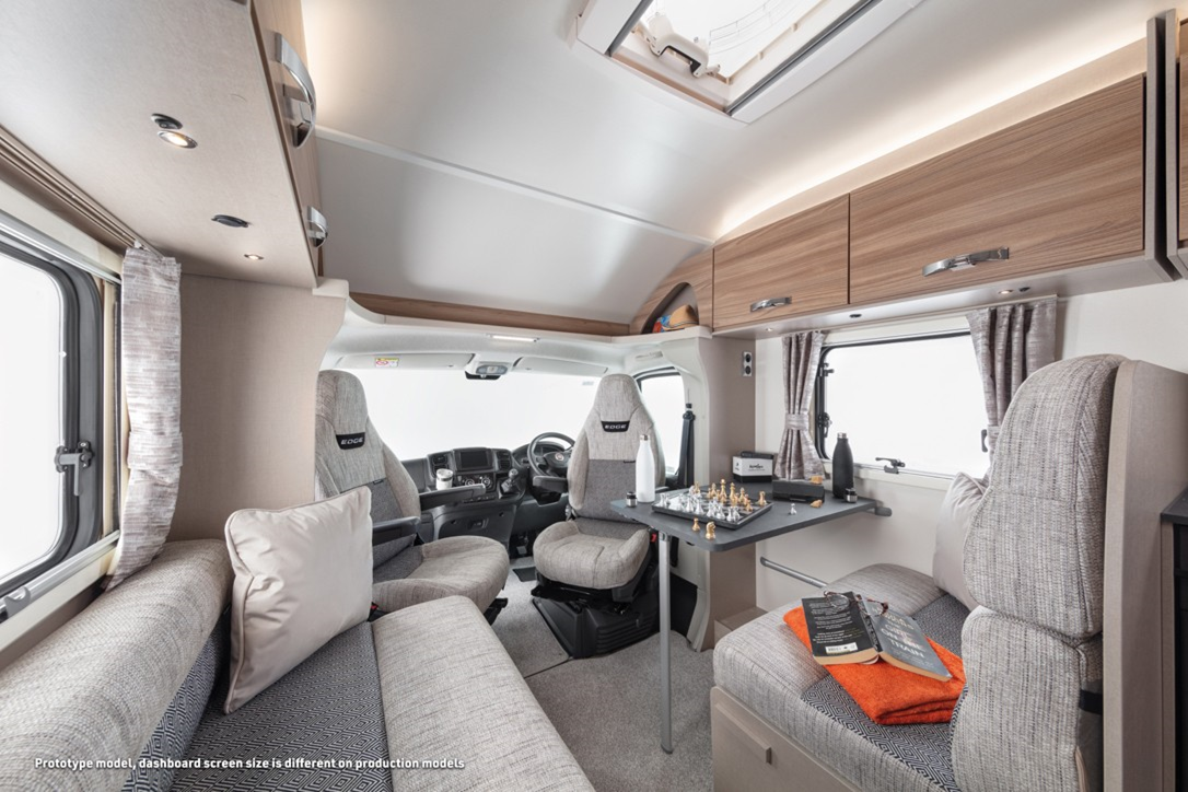 motorhome hire - Swift Edge 464 - 4 Berth motorhome rental uk