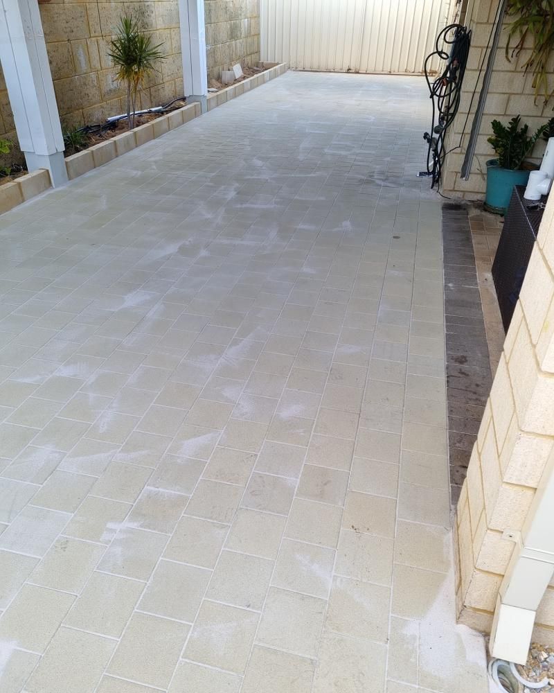 outdoor cemented floor