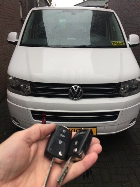 Sleutel met afstandsbediening voor VW Transporter Geerdink Doetinchem