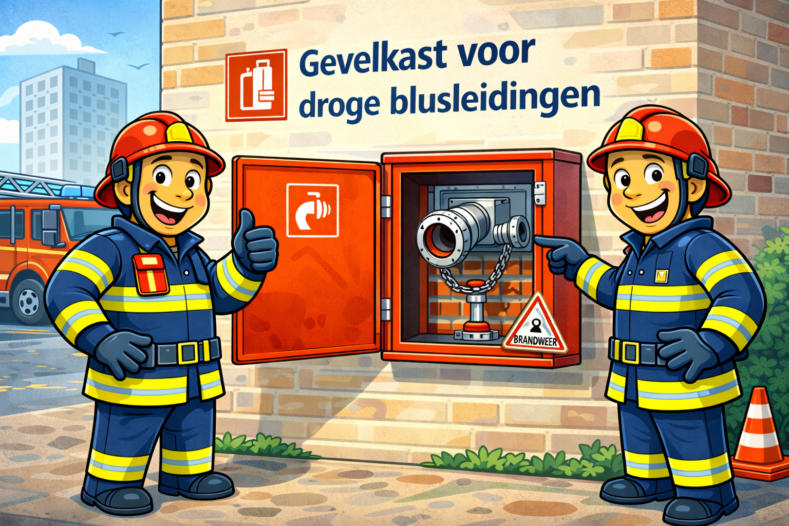 Gevelkast voor droge blusleidingen natuurlijk evelkasten.nl uit Barendrecht