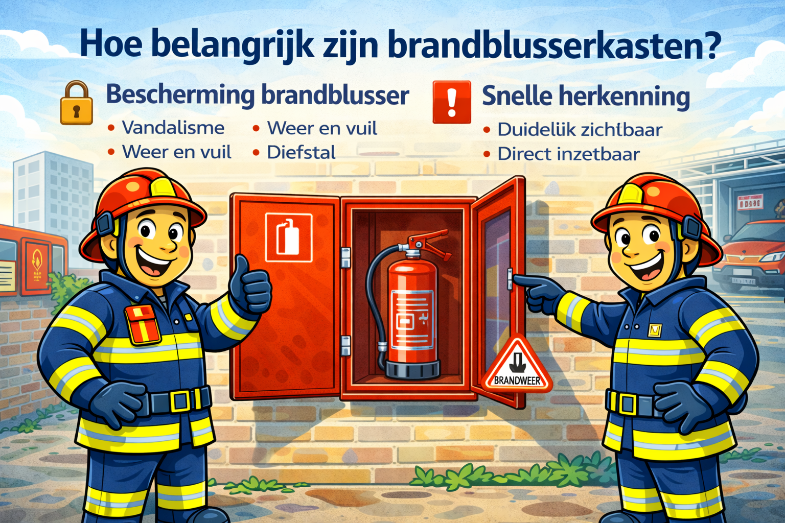 Hoe belangrijk zijn brandblusserkasten voor uw bedrijf