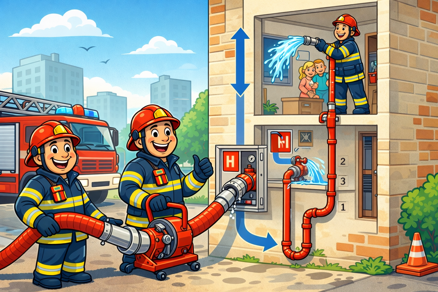 Waar zijn droge blusleidingen voor