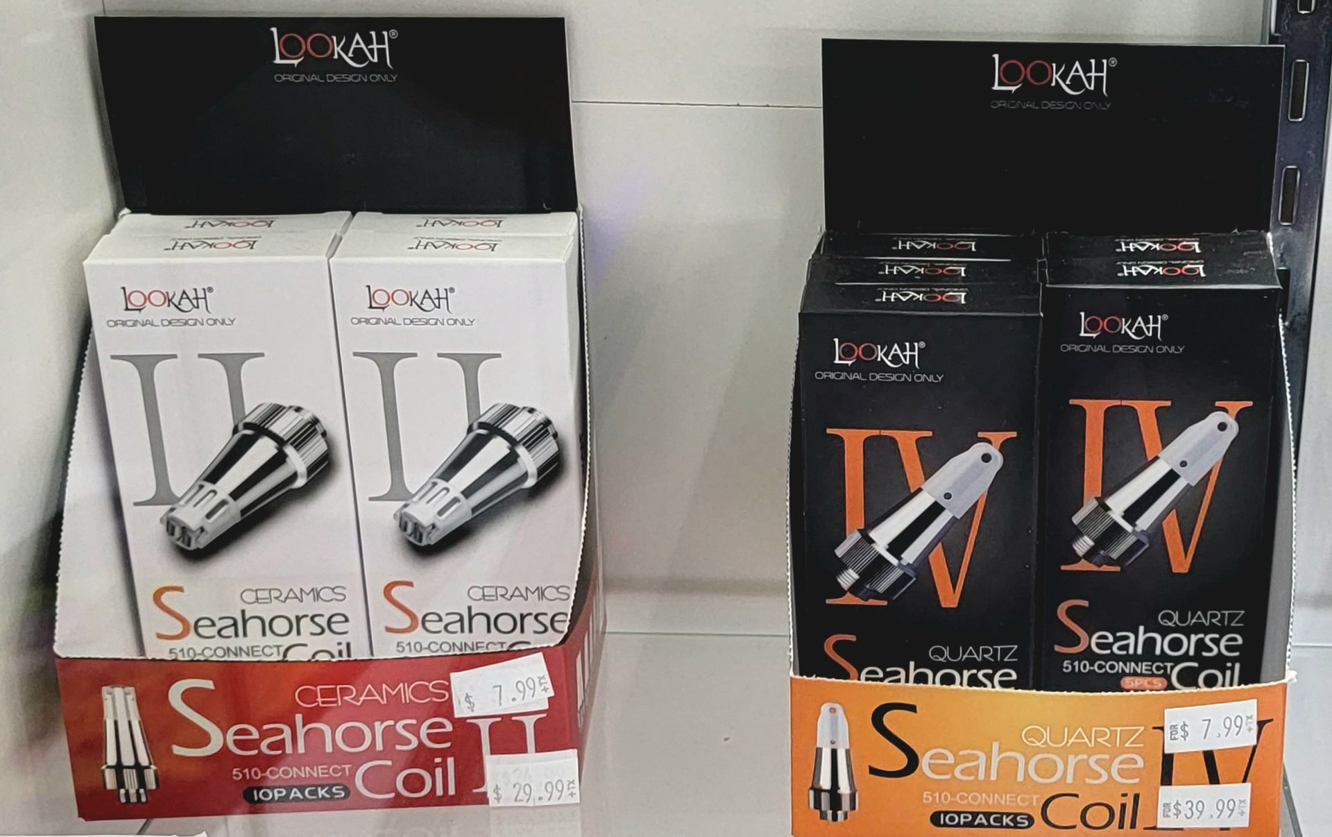 Two cardboard displays of 