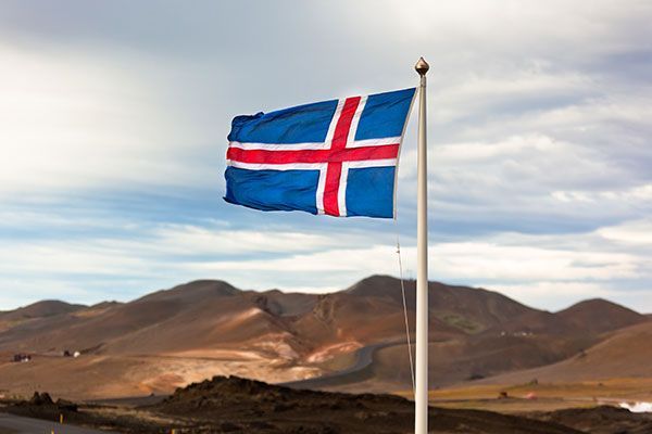 ICELAND FLAG