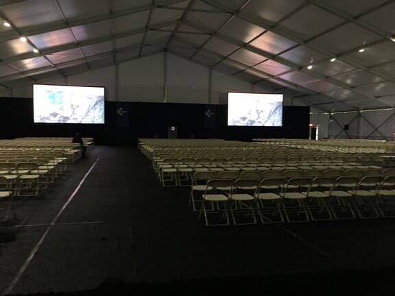 Dance Floors — Tent with Audio and Visual System in Bernardsville, NJ