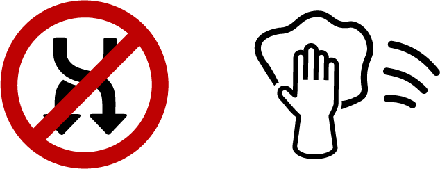 A no arrow sign and a hand holding a piece of paper.