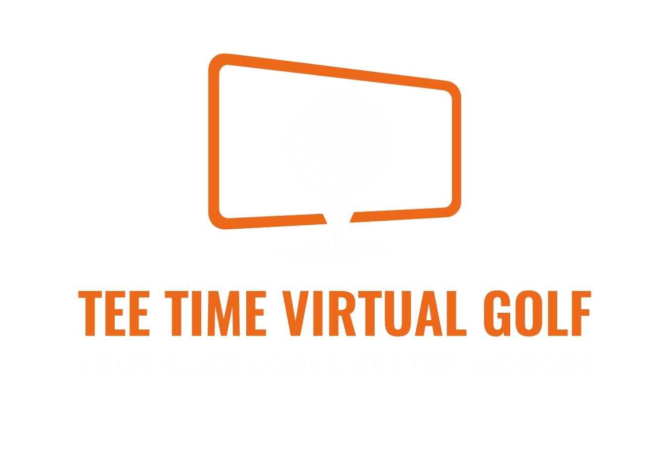 tee time virtual golf logo