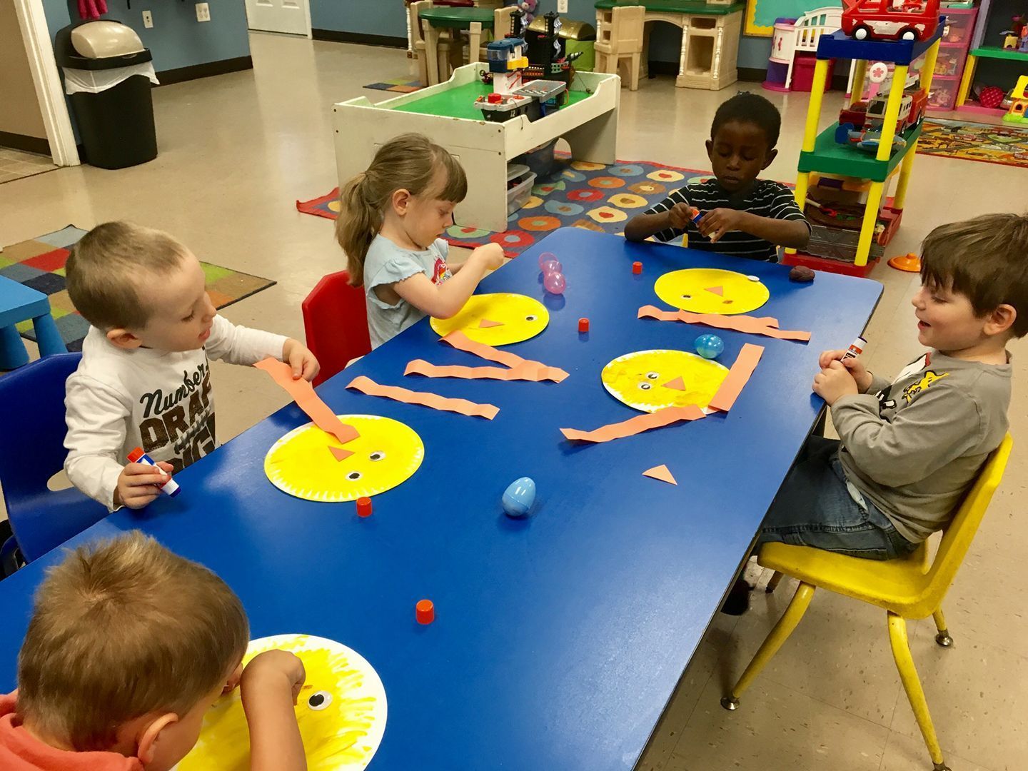 A Group of Children Creating a Ar | Westminster, MD | Bright Start Early Learning Center