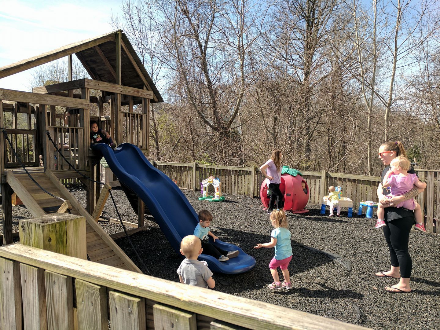 A Group of Childre in Playground | Westminster, MD | Bright Start Early Learning Center