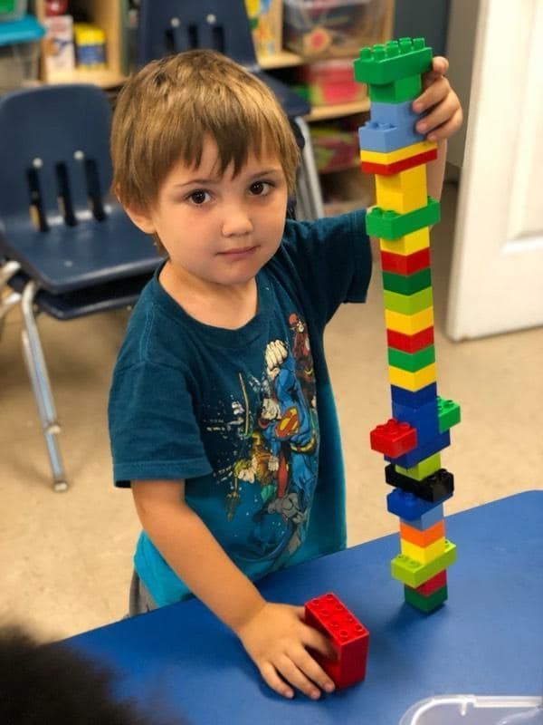 A Child Playing Lego Blocks | Westminster, MD | Bright Start Early Learning Center