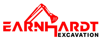 The logo for Earnhardt The Gravel Drive Guys Excavation