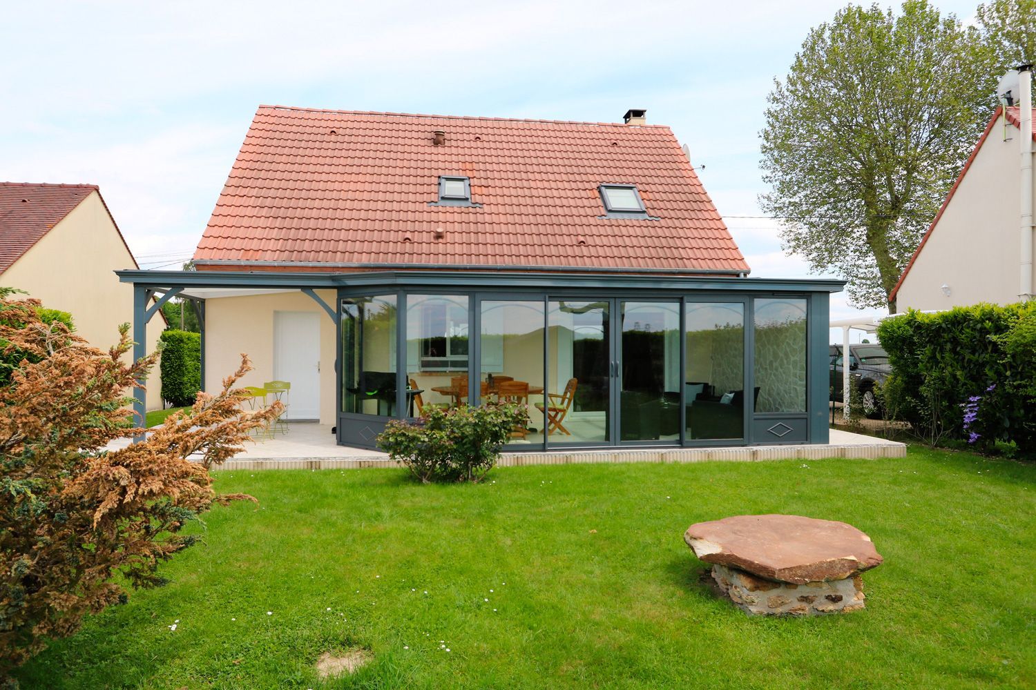 Exemple de véranda Aluminium