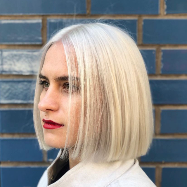 Cheap ALAN EATON Short Straight Bob Synthetic Wig for Women Platinum Blonde  Wigs with Dark Roots Cosplay Highlight Hair Heat Resistant | Joom