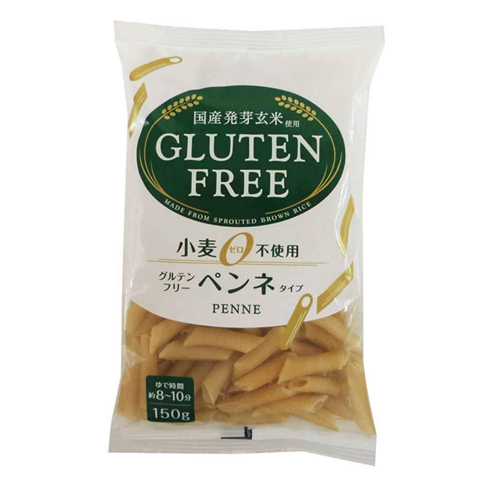 一袋用發芽糙米製成的無麩質通心粉。