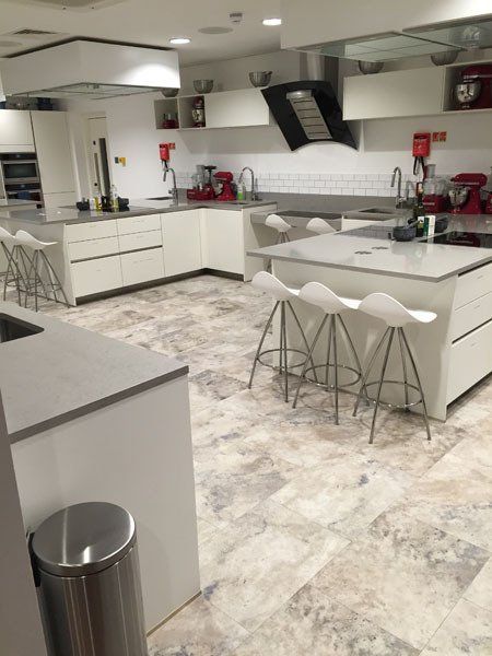 kitchen with seating