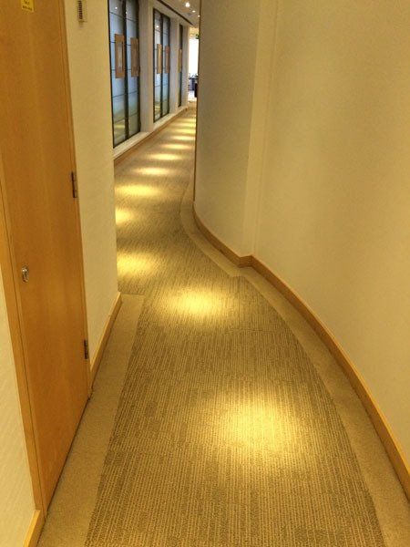 Long Curved Corridor