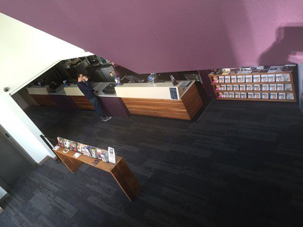 Cinema ticket desk
