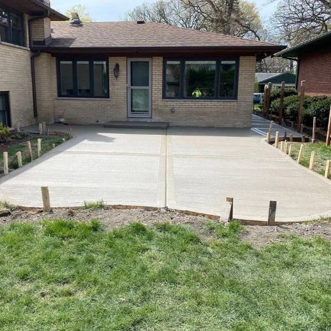 concrete patio oak brook il