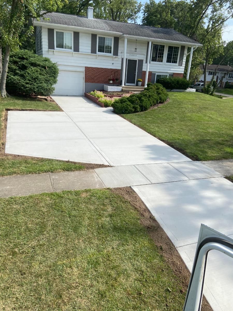 concrete driveway contractors hinsdale il