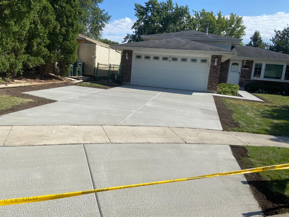 concrete driveway contractors lisle il