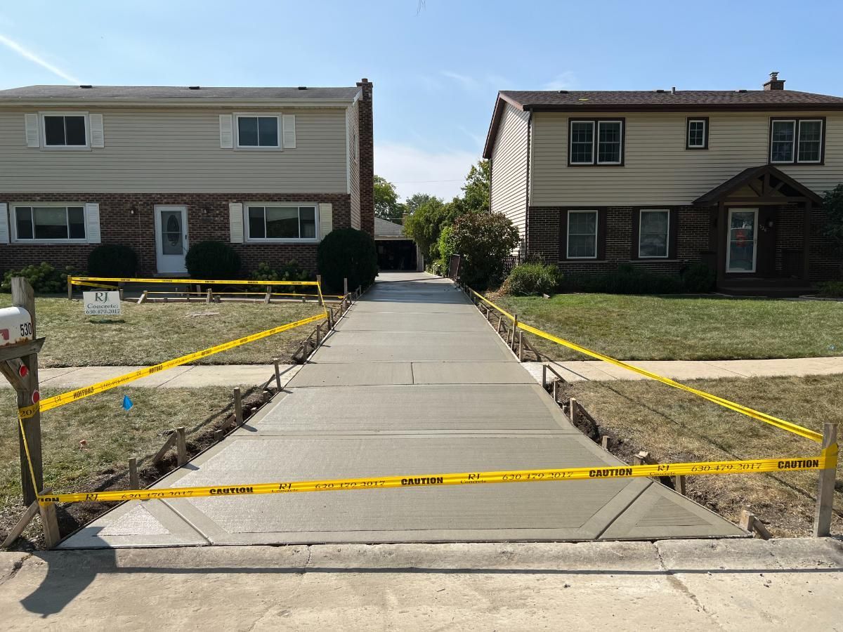concrete driveway hinsdale il