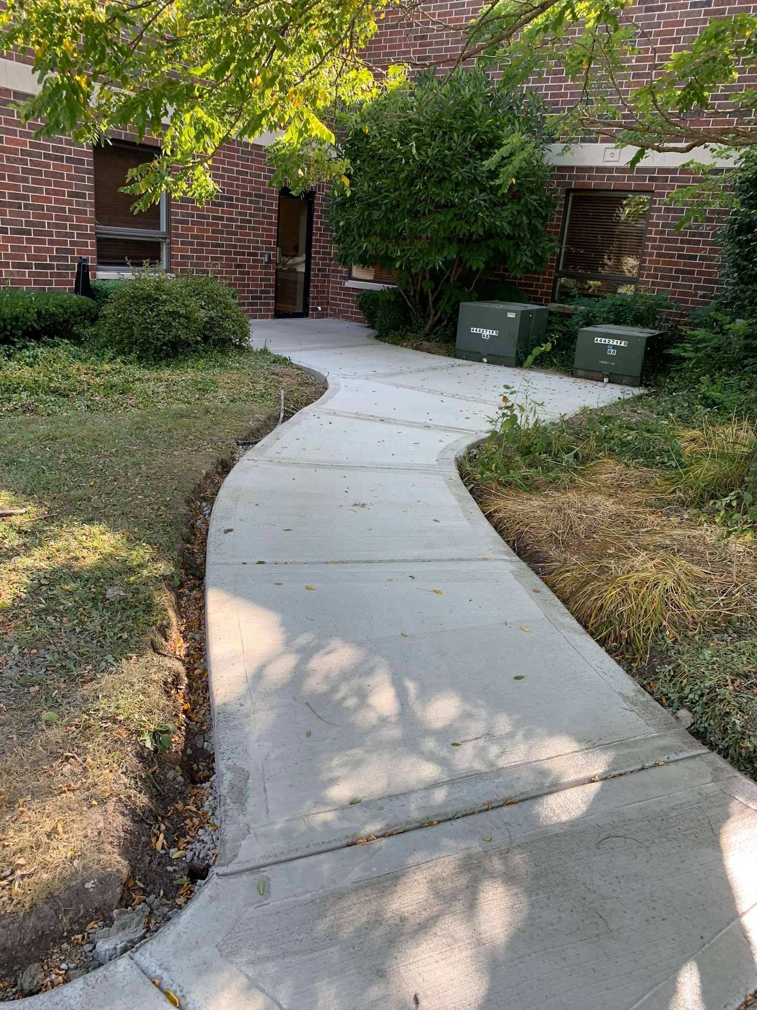 commercial sidewalk installation— Concrete Addison IL — RJ Concrete