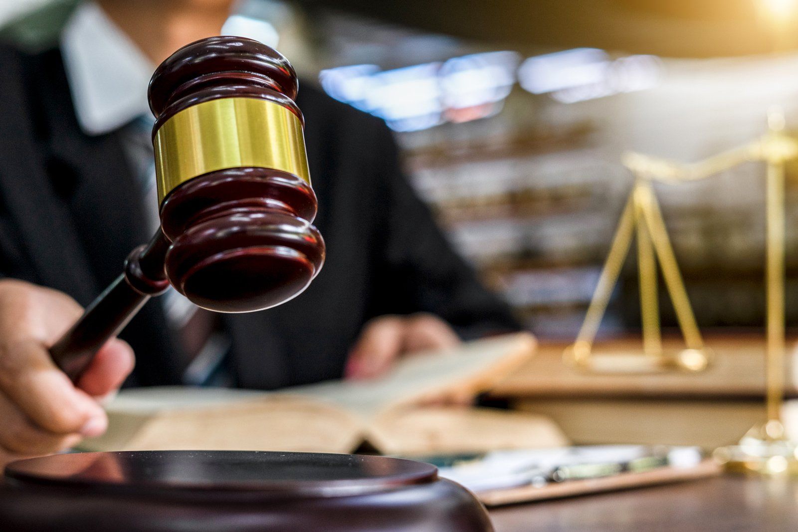 Close Up Of Judge Holding Gavel — Yakima, WA — 2nd Street Law PLLC