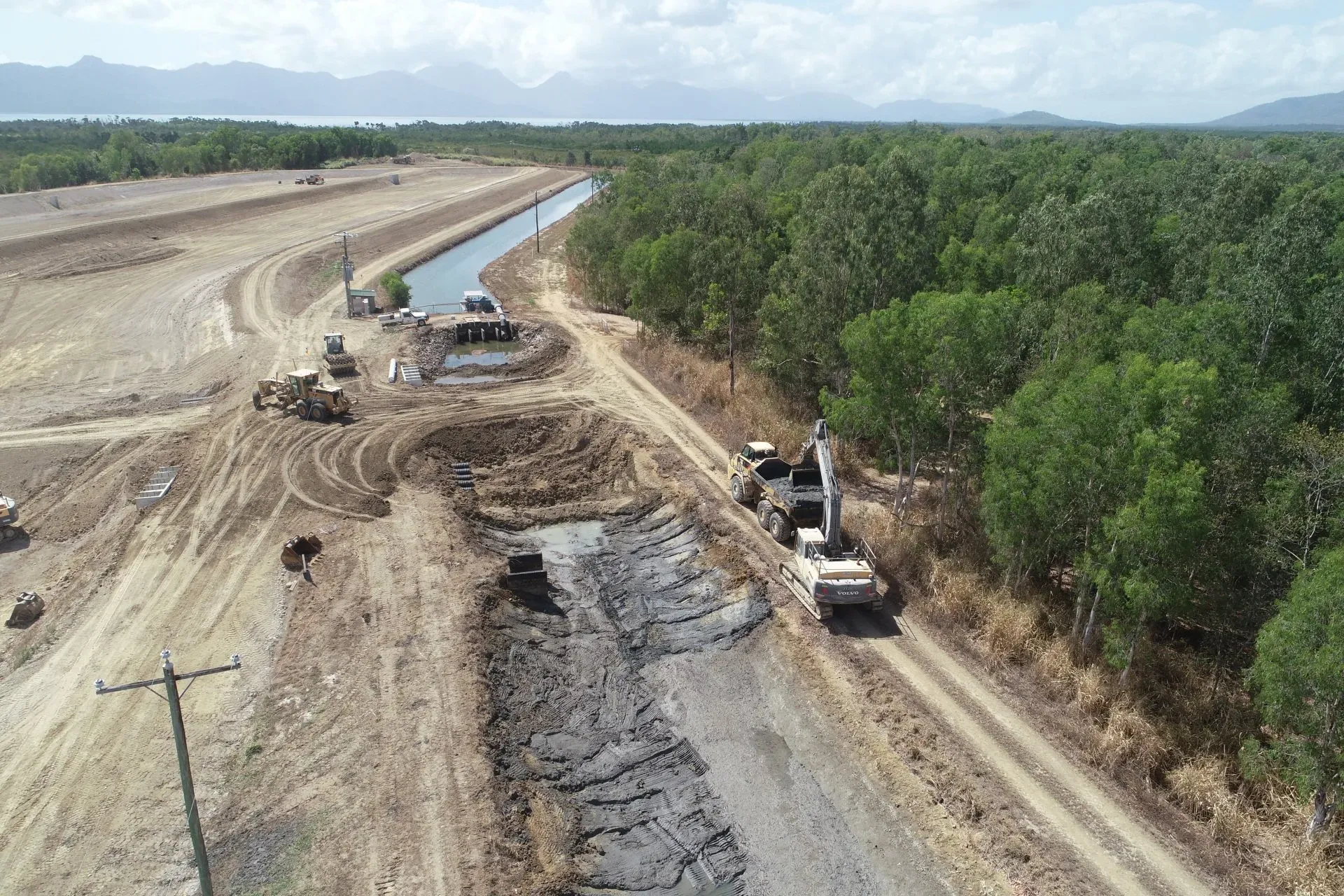 A Lot of Heavy Equipment Machine Doing Earthwork | Woree, Queensland | Cheshire Contractors