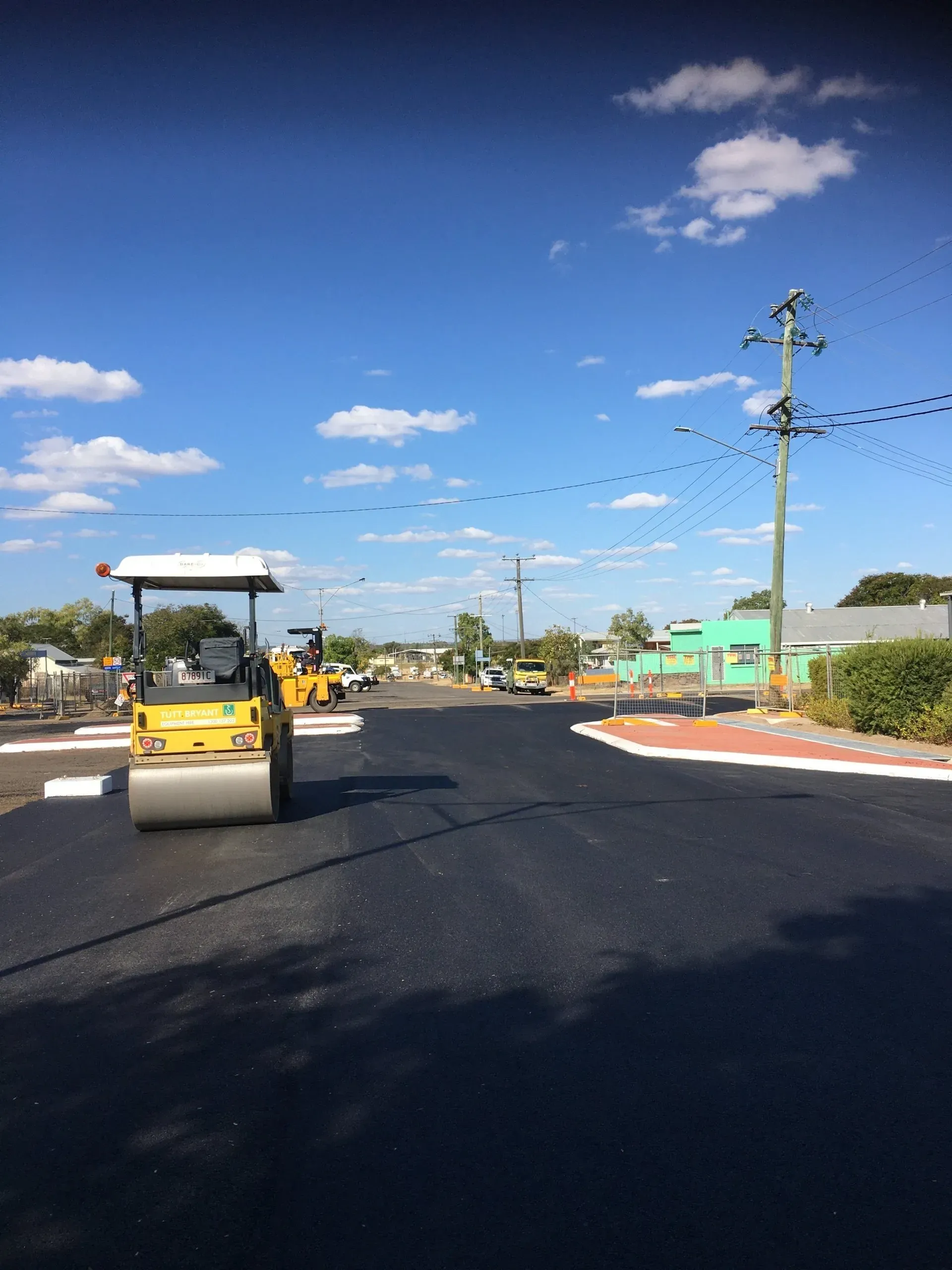 A Road Roller on the Road | Woree, Queensland | Cheshire Contractors