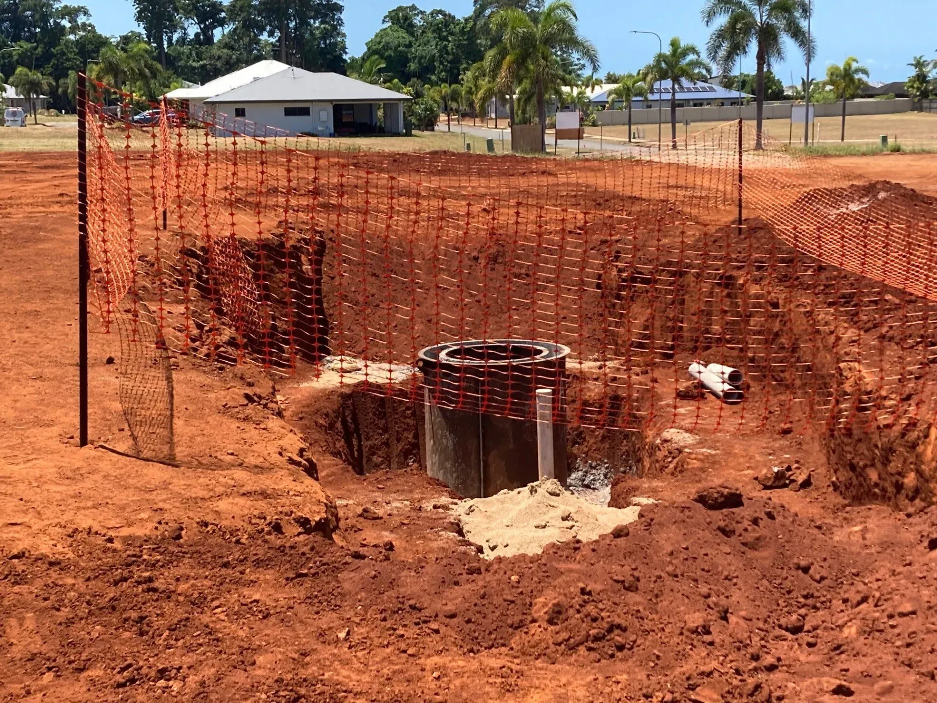 A Red Net, Tree and a House on the Back | Woree, Queensland | Cheshire Contractors