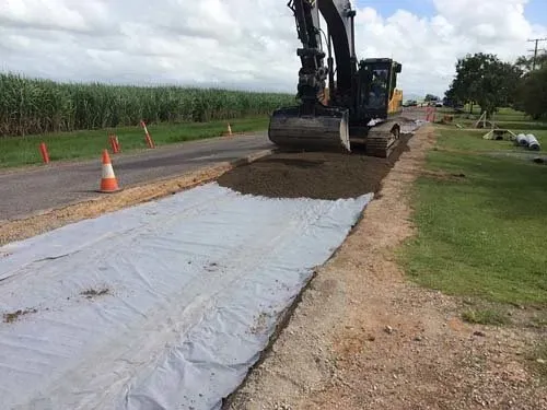 Paving Equipment at Hinchinbrook Streets | Woree, Queensland | Cheshire Contractors