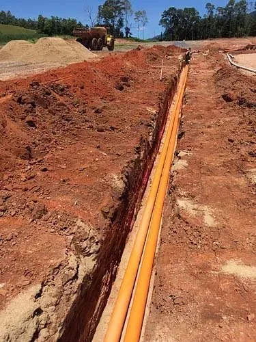 Cairns Mountain View Estate Pipes Being Laid | Woree, Queensland | Cheshire Contractors